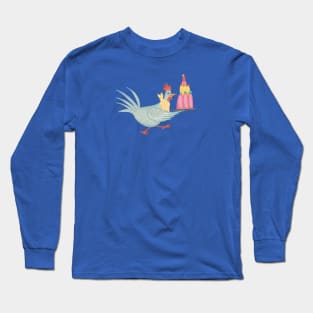 Chicken with Cake Long Sleeve T-Shirt